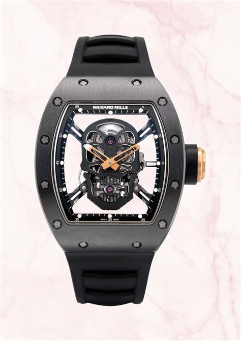 black richard mille|richard mille black skull.